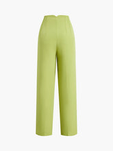 Hight Waisted Straight Leg Ankle Pants